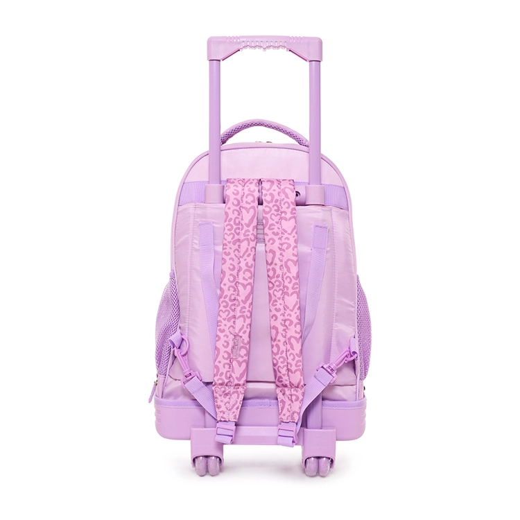 Mochila Escolar FW 2026 Fun World Chic 18" con Carro Desmontable Rosa-Lila Art.202149